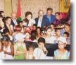 i bambini saharawi con il Sindaco Iervolino in sala giunta