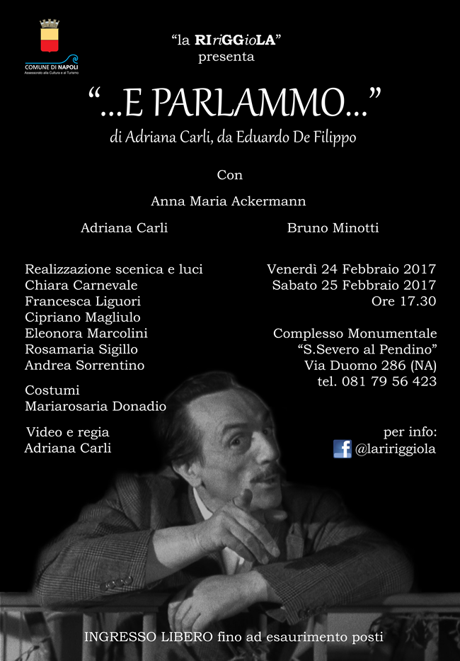 San Severo al Pendino - Spettacolo teatrale: "...E parlammo..."