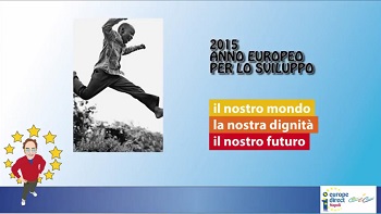 immagine con motto anno europeo per lo sviluppo