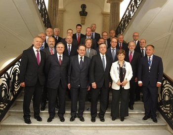 Foto del Consiglio Direttivo della BCE