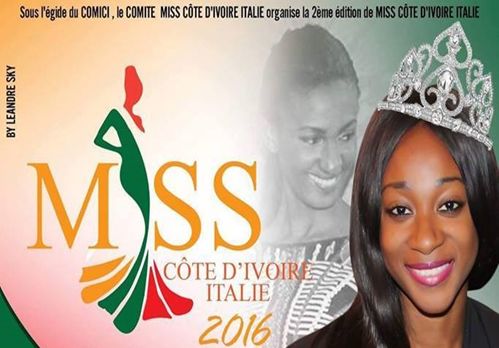 Miss Côte d'Ivoire Italie 2016 