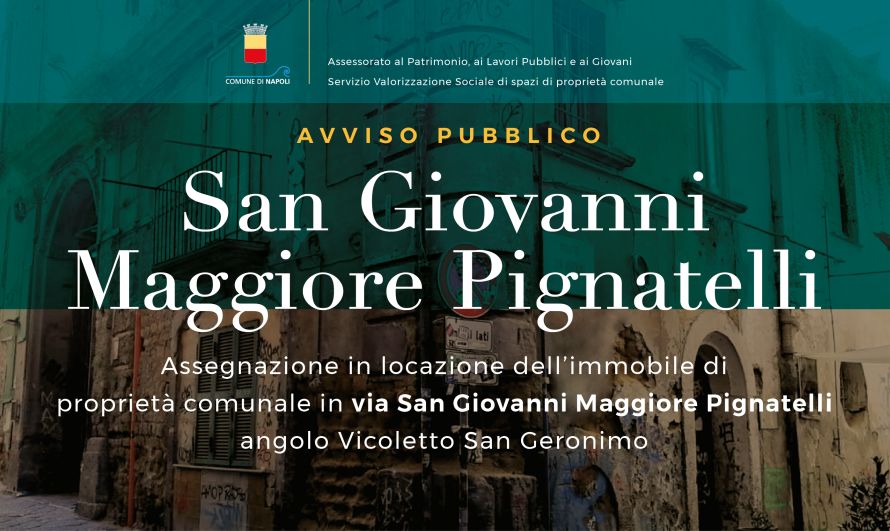 Avviso pubblico San Giovanni Maggiore Pignatelli