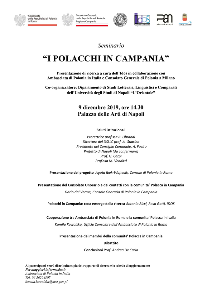 Seminario "I Polacchi in Campania"