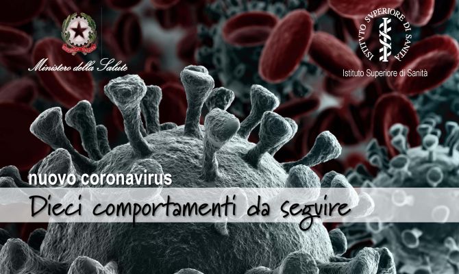 Nuovo coronavirus: dieci comportamenti da seguire