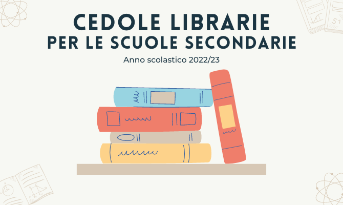 Cedole librarie scuola secondaria - a.s. 2022/23