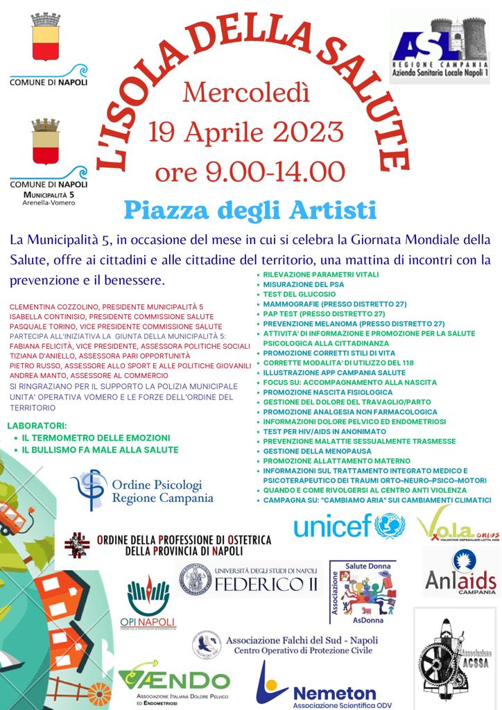 Locandina dell'iniziativa