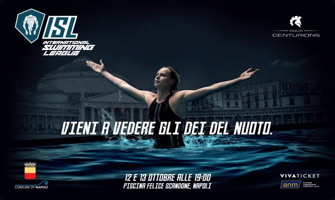 L'International Swimming League arriva a Napoli per la tappa italiana sabato 12 e domenica 13 ottobre 2019