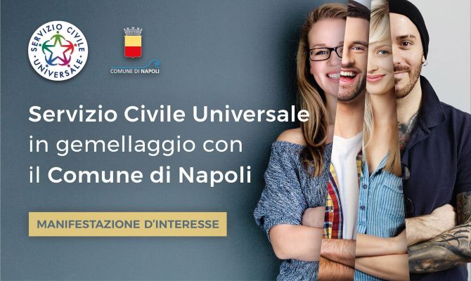 Servizio civile universale in gemellaggio con il Comune di Napoli