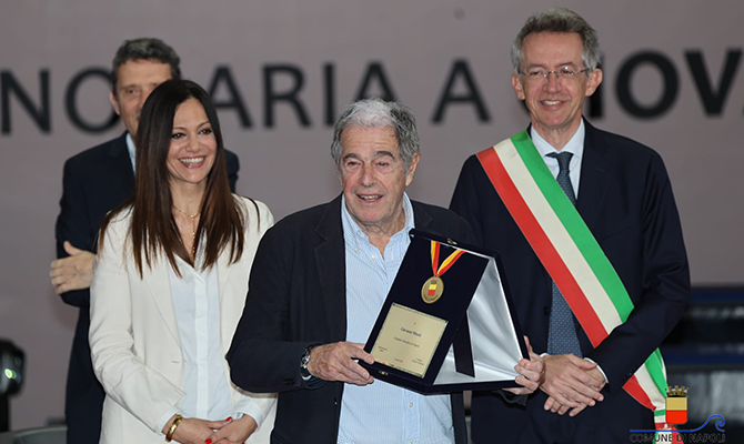 Giovanni Minoli è cittadino onorario di Napoli