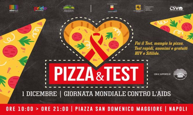 Primo Dicembre in piazza: pizza e test contro l’AIDS