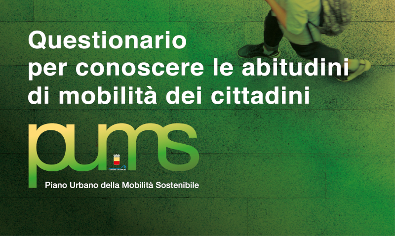 Piano Urbano della Mobilità Sostenibile (P.U.M.S.) - Questionario finalizzato a conoscere le abitudini di mobilità dei cittadini