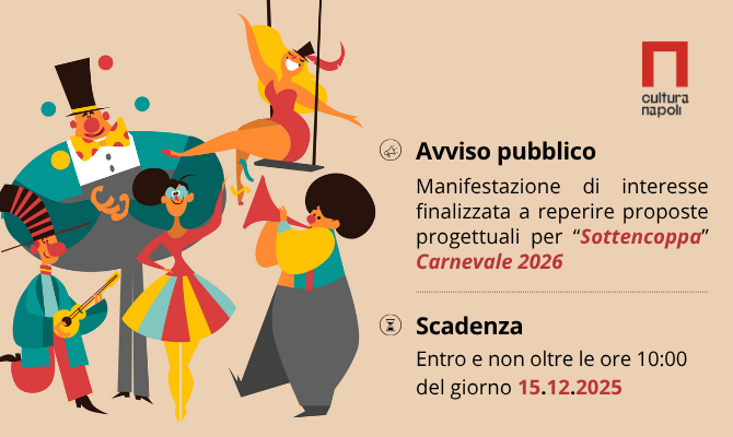 Avviso Pubblico per la manifestazione d'interesse finalizzata a reperire proposte progettuali per “Sottencoppa” Carnevale 2026