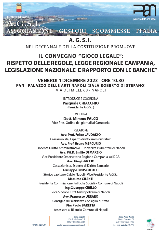 Locandina della conferenza