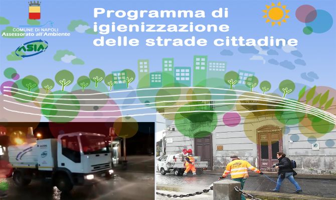 Programma di igienizzazione delle strade cittadine