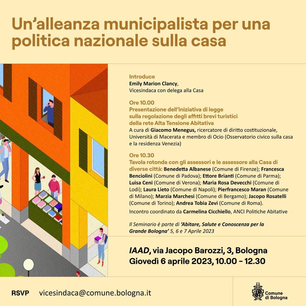 Locandina dell'iniziativa