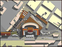 planivolumetria dell'area interessata