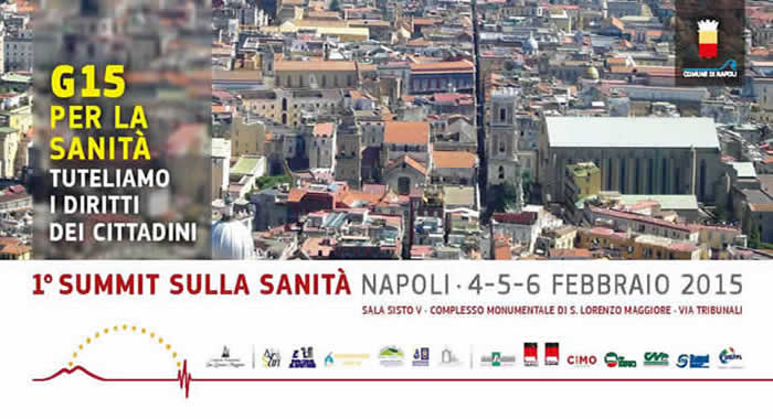 1^ Summit della Sanità a Napoli 4 - 5 - 6 febbraio 2015