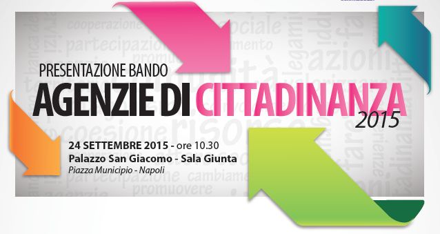 Presentazione bando Agenzie di Cittadinanza 2015