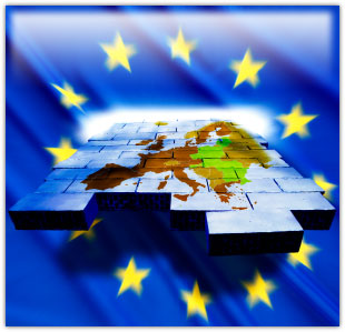 immagine della cartina dell'Ue
