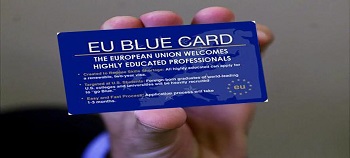 immagine della Carta Blu Ue