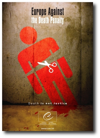 Poster campagna contro la pena di morte