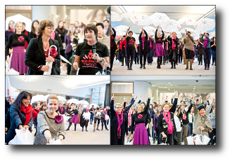 immagine di persone che aderiscono all'inizativa