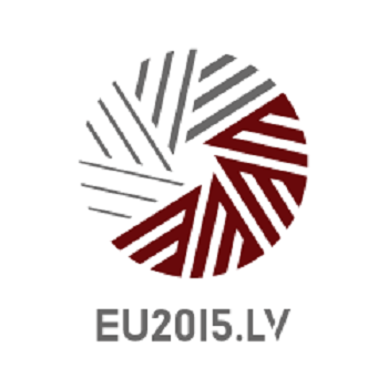 Logo ufficiale del semestre di presidenza Lettone dell 'Ue