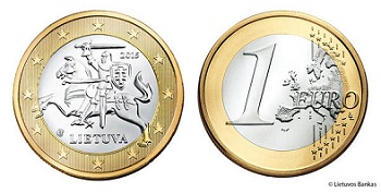 Immagine dell'euro lituano