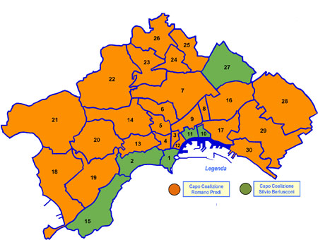 Prima coalizione nei quartieri di Napoli
