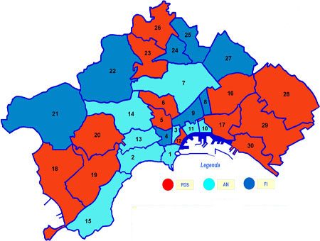 Primo partito nei quartieri di Napoli
