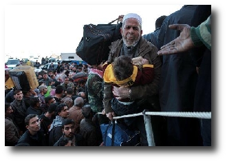 immagine di profughi