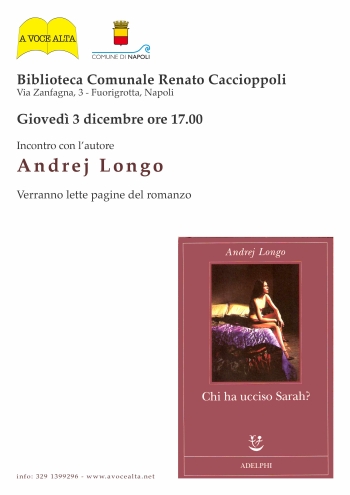 copertina del volume Chi ha ucciso Sarah?