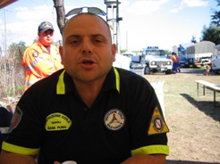 Volontari in fase operativa