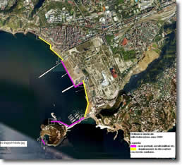 mappa della zona occidentale