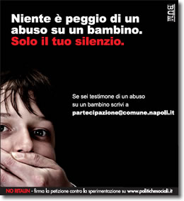 logo iniziativa no abusi su bambini