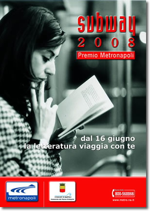 locandina dell'iniziativa con la foto di una ragazza dai capelli scuri che legge un libro