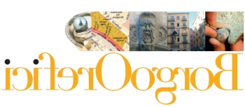 logo Borgo Orefici riflesso allo specchio