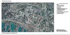 foto aerea di una porzione di territorio con palazzi, strade e terreni
