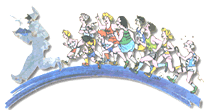 logo della manifestazione maratona della città di napoli