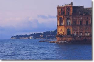ancient building surrounded by sea
