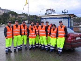 Volontari in fase operativa