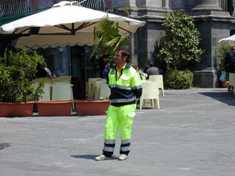 Il Presidente, R. dall'Olio, in Piazza Dante per manifestazione MTV