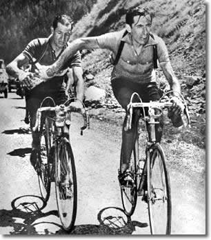 Gino Bartali e Fausto Coppi