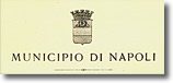 detail of a paper with the Municipality of Naples' headline, 1933
