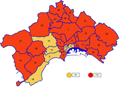 Primo partito nei quartieri di Napoli