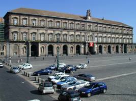 Napoli - Piazza del Plebiscito - Vista dalla Sala Operativa Prefettura