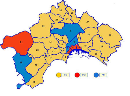 Primo partito nei quartieri di Napoli