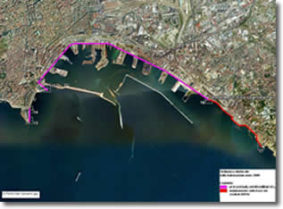 mappa della zona orientale