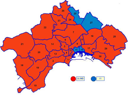 Primo partito nei quartieri di Napoli