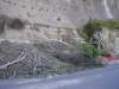 Chiusa Discesa Coroglio - Frana di materiale vario sulla strada